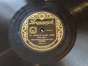 Red Nichols Five Pennies My Honey's Lovin' Arms Just WIld About Harry Jazz 78 E+ - Imagen 1 de 4