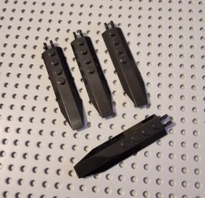 LEGO Propeller Rotor Hinge 4 stk schwarz black Rounded Plate 30407 A122 - Bild 1 von 1