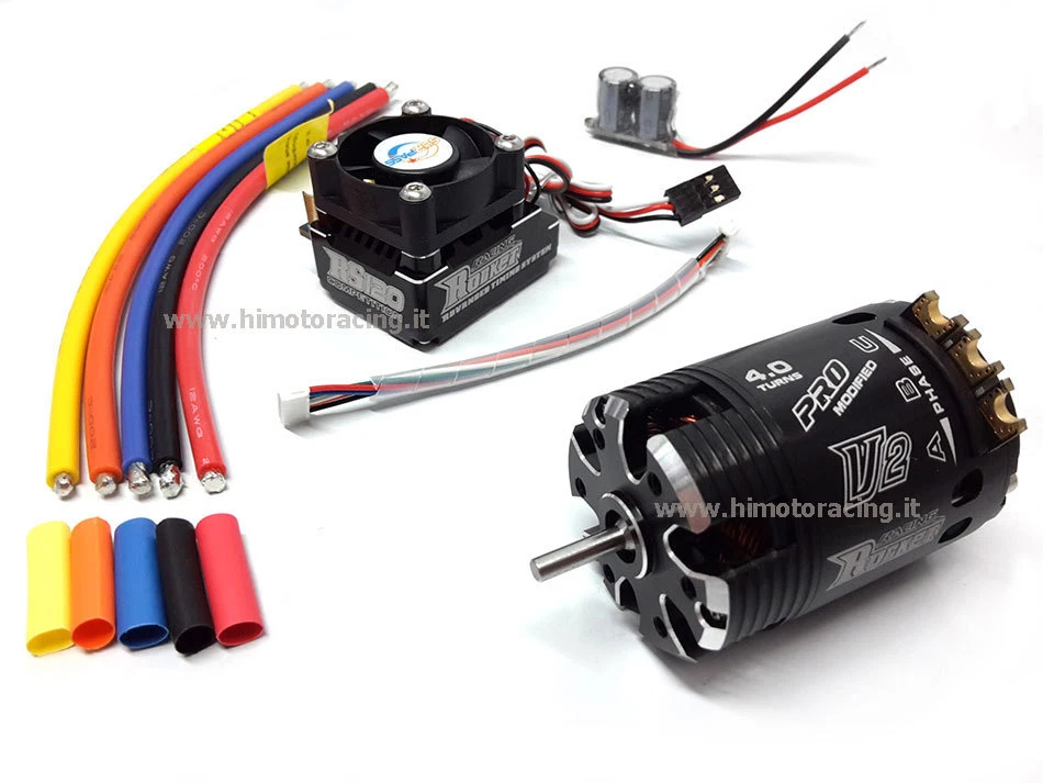 COMBO ROCKET BRUSHLESS SENSORI MOTORE 540 4T + REGOLATORE 120A TURBO MODIFIED - Immagine 1 di 1