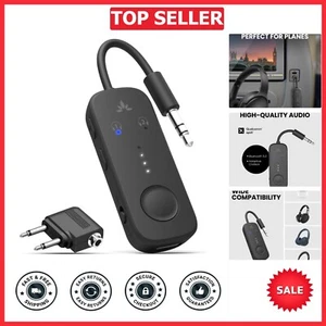 Qualcomm aptX Bluetooth Audio Adapter - Long-Lasting 20Hr Playtime for Travel - Afbeelding 1 van 9