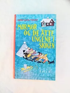 Libro norvegese - Anne Cath Vestly - Mormor og de åtte ungene i Skogen - Foto 1 di 5