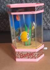 Vintage 1992 Barbie Magic Moves Fish Tank Wind Up Aquarium Works