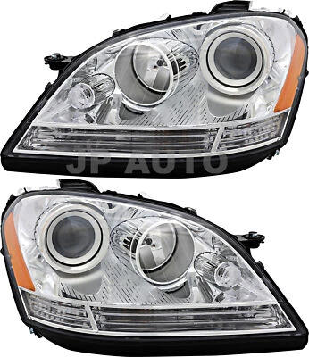 For 2006-2007 Mercedes Benz M Class Headlight Halogen Set Pair Foto 1 de 4