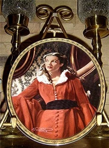 MEMORIAS DE CAMEO QUE SE FUERON CON EL VIENTO, PLACA DE INTERCAMBIO DE GRANATE GLAMOUR, GRANATE - Imagen 1 de 1