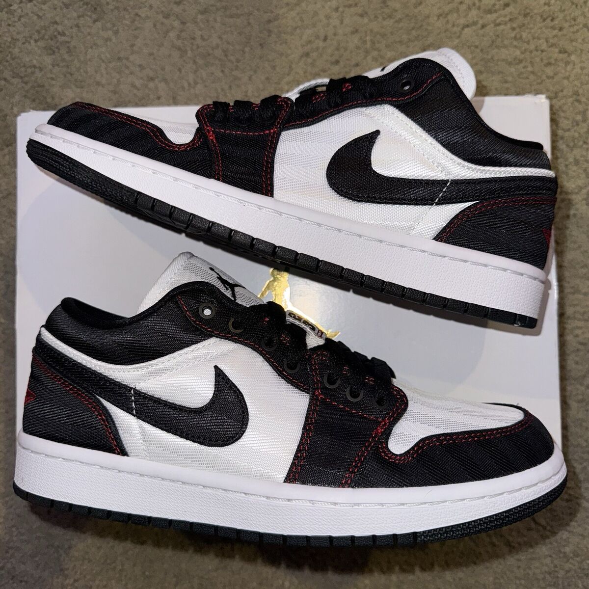 Jordan 1 Low Black White W for sale | eBay Jordan 1 Low Black White W for sale | eBay