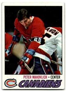 1976-77 Topps Pete Maholvich Montreal Canadiens #205 - Imagen 1 de 2