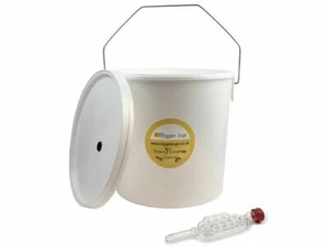 Recipiente de fermentación de grado alimenticio de 10 litros cubo cubo y esclusa de aire fermentación casera - Imagen 1 de 1