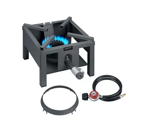 Quemador de wok ciclónico individual CONCORD Professional 13" con soporte - Imagen 1 de 8