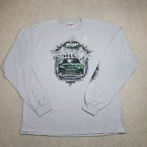 Dale Earnhardt AMP 88 Nascar Chase Authentics Shirt Men 2XL Gray Long Sleeve NEW - Picture 1 of 10