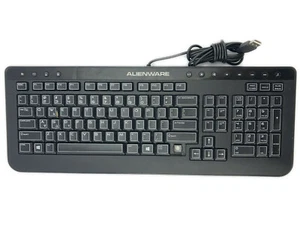 Dell Alienware Wired USB Multimedia Gaming Keyboard SK-8165 Black Genuine \$45 - Picture 1 of 4