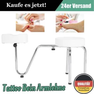 Fuß Hocker Stuhl Beinauflage Fußstütze Fußpflege Beinstütze Pediküre Tattoo Bein - Bild 1 von 13