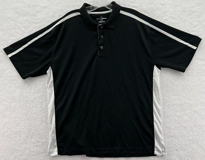 Grand Slam Polo Shirt Mens XL Black Short Sleeve Athletic Fit Polyester Collared - Image 1 of 4