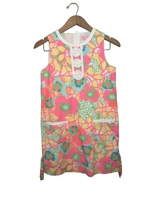 Vestido Lilly Pulitzer Ice Cream Social Shift Niña Talla 14 Niña Sin Mangas Foto 1 de 4
