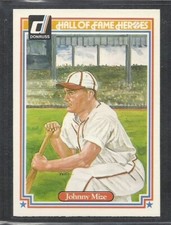 1983 Donruss Hall Of Fame Heroes - #10 - Johnny Mize - St. Louis Cardinals