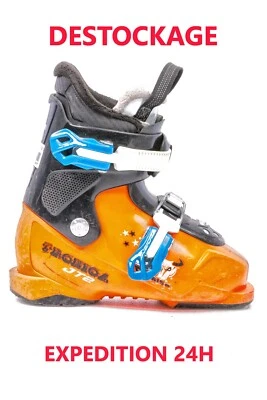 Used Kids Ski Boots TECNICA "JT2" Size: 35 - Mondopoint: 22.5 - Image 1 of 4