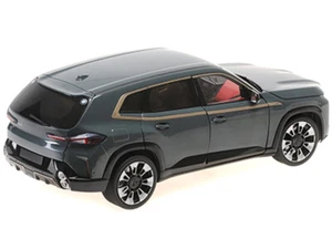2023 BMW XM Dark Green Metallic with Gold Stripes 1/18 Diecast Model Car by Mini - Picture 1 of 1