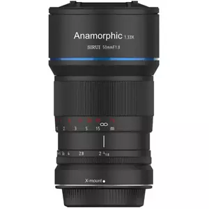 Lente anamórfica SIRUI 50 mm APS-C F1.8 para cámara Sony E, Fuji X, montaje M4/3 - Imagen 1 de 8