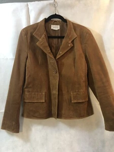 Chadwicks Of Boston Warm Brown, Suede Jacket/ Coat Women’s (Size L 14) - Picture 1 of 8