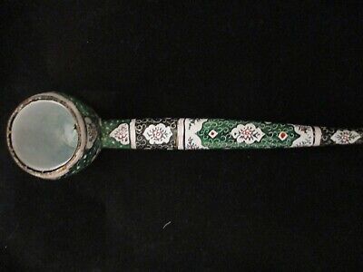 INTERESTING  CHINESE  ENAMEL Decorated PIPE - NICELY DECORATED • 9.50€