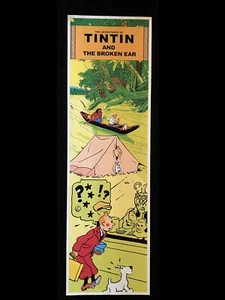 *** TINTIN AND THE BROKEN EAR *** RARE TALL SIZE COMIC POSTER - Picture 1 of 1