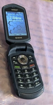 Celular plegable Kyocera DuraVX 4G LTE E4610 16 GB resistente PTT Verizon ~ foto real del teléfono Foto 1 de 4