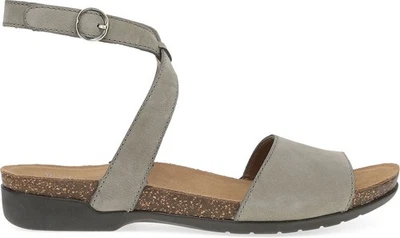 Sandalias informales para mujer Dansko Rafferty, nobuck molido topo, W40 Foto 1 de 4