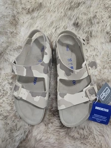 Birkenstock Milano Soft Footbed Birko-Flor Desert Soil Gray/Taupe SZ.EU-45 US-12 - Picture 1 of 6