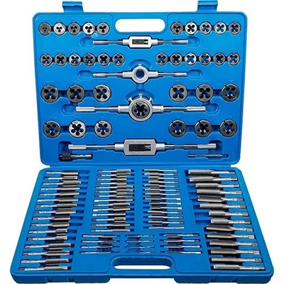 COFFRET DE TARAUDS ET FILIERES METRIQUES DE 2 à 18 mm ASSORTIS - Photo 1/3