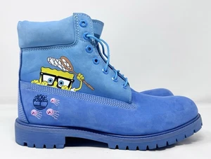 Timberland 6" Premium SpongeBob blau wasserdicht Stiefel TB0A22T4 J45 Größe 11,5 - Bild 1 von 10