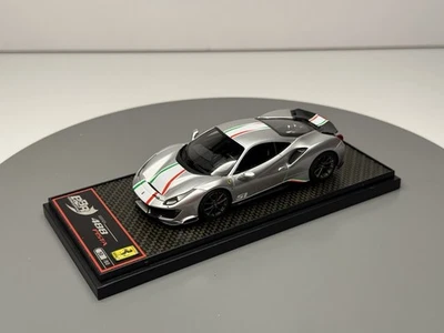 BBR 1/43 BBRC216D Ferrari 488 Pista Piloti Ferrari Argento (CALSITO PREMIUM MR - Immagine 1 di 4