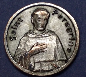 St. Peregrine- Patron Saint of cancer patients- Token-Made in Italy - Picture 1 of 6