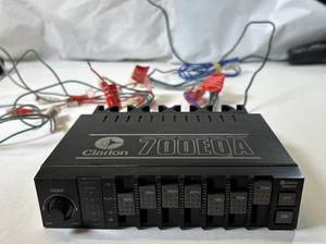 Clarion 700EQA 7 Band Equalizer W 25W+ 25W Power Amplifier Old School Car - Picture 1 of 11
