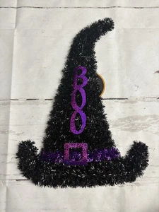 Halloween decorations Hanging Decor Black Witches Hat Boo - Picture 1 of 5