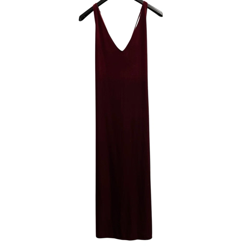 Fredericks of Hollywood Y2K Dress Womens L Red Velvet Slip Maxi Fairy Whimsigoth - Image 1 of 4