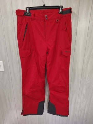 Arctic Men's Snow Pants Red Size M Regular Fit Winter Skiing Snowboarding Warm - Image 1 of 4