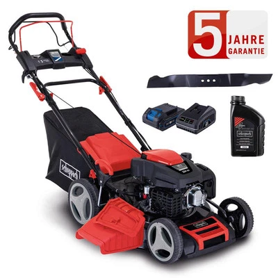 Scheppach Benzin Rasenmäher MS225-53E VS 6PS Vario-Antrieb E-Start +Öl /2.Messer