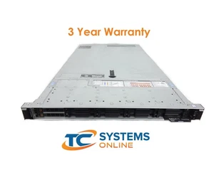 Dell R640 10SFF 2xSLVR 4116 2.1GHZ=24Cores 64GB 2x120GB SSD H730P - Picture 1 of 2