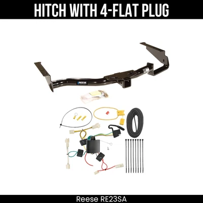 Trailer Hitch + 4 Way Wiring For 04-06 Lexus RX330 07-09 RX350 33075 2" Receiver - Image 1 of 4