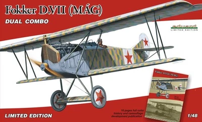 FOKKER D.VII  EDUARD DUAL COMBO (2 KITS - 8 Décos) - 1/48 PLASTIC KIT - Photo 1/4