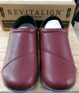 New Size 6.5 Spenco Burgundy Orthotic Convertible Slip-On Shoe Brooklyn - Picture 1 of 7