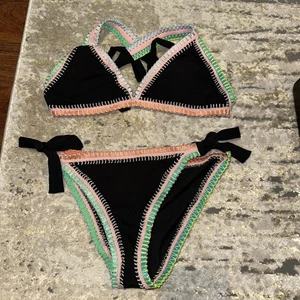 platinum inspired by solange ferrari black pear bikini set - Picture 1 of 6