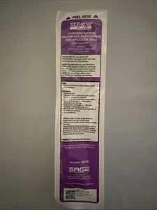 New Sealed Kit Toothette Untreated Swab Oral Care Suction Toothbrush #6576 - Picture 1 of 7