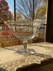 Princess House Kristall Sockel Kompott 11,85" Durchmesser 8,75" hoch - Bild 1 von 6