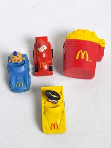Vintage 1980er McDonald’s Happy Meal Spielzeug Rückziehautos & Musikchips zum Aufziehen - Bild 1 von 9