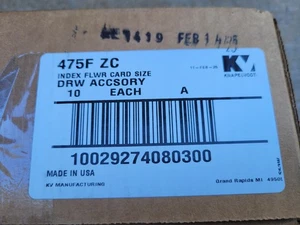 10 Pack Knape and Vogt Card Size Index Follower 475F ZC - Picture 1 of 2