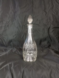 Vintage Art Deco 1920s Glass Cordial Decanter Bottle & Stopper 1928 Reg: 740608 - Picture 1 of 10