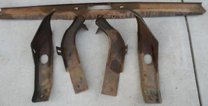 FORD GALAXIE 500 XL LTD REAR BACK BUMPER BRACKETS 1968 68 OEM - Picture 1 of 16