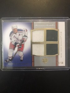 2007-08 UD Ultimate Collection Premium Swatches Quad Jersey Brendan Shanahan