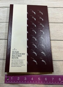 Vintage Retro Hallmark Home Inventory Record Book NOS Y2K MCM 12" x 7" TubB3 - Bild 1 von 6