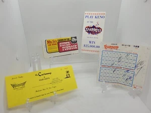 Las Vegas 1970's Stardust Old Casino Fun Books Coupons Keno Brochure Ephemera - Picture 1 of 11